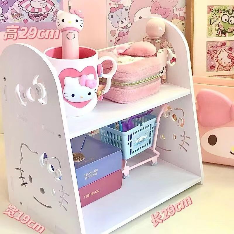 Organizador MDF Hello Kitty 2 Niveles Solo Blanco