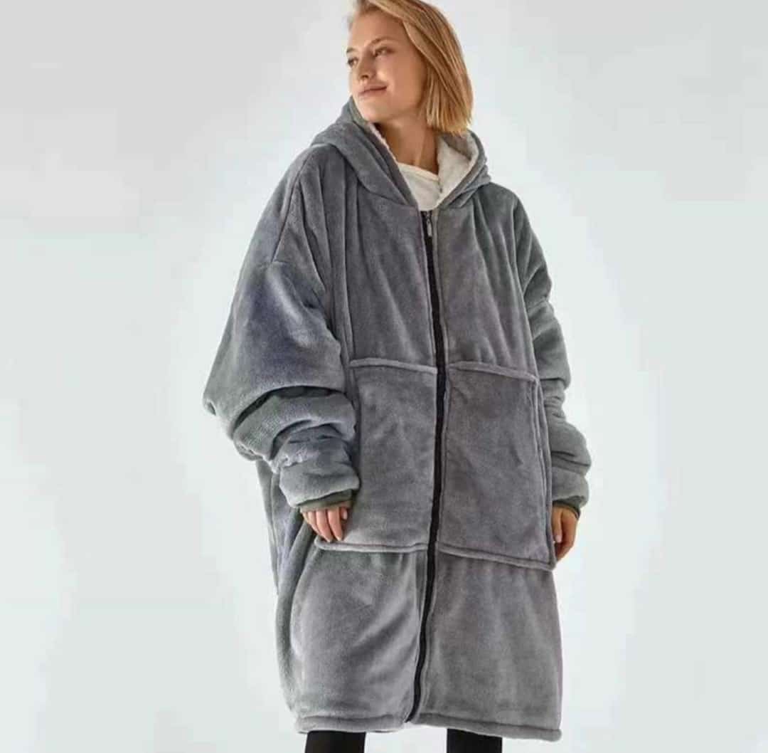 Poleron Sherpa Con Cierre Unisex