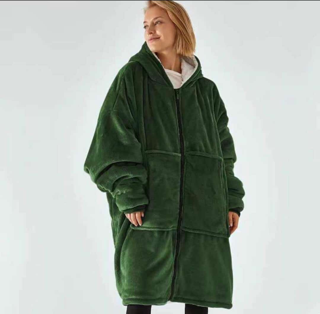 Poleron Sherpa Con Cierre Unisex
