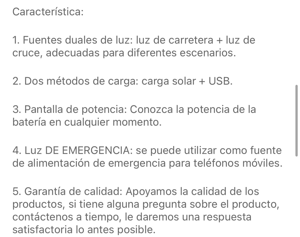 Lámpara Linterna Multifuncional Solar Recargable Led YD-2205B