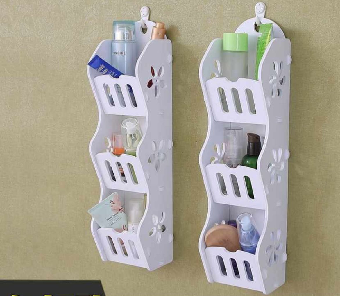 Repisas MDF 3 Espacios Solo Blanco