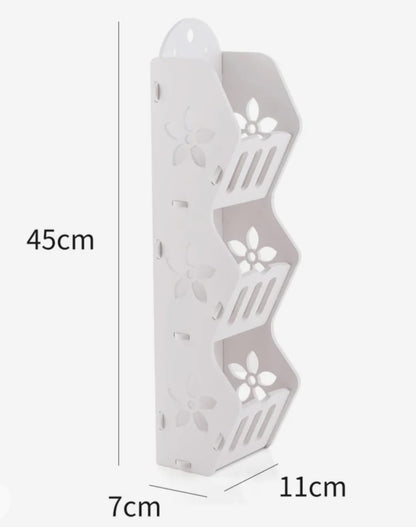 Repisas MDF 3 Espacios Solo Blanco