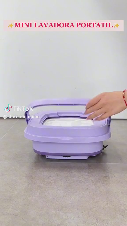 Mini Lavadora Portátil Plegable Centrifuga