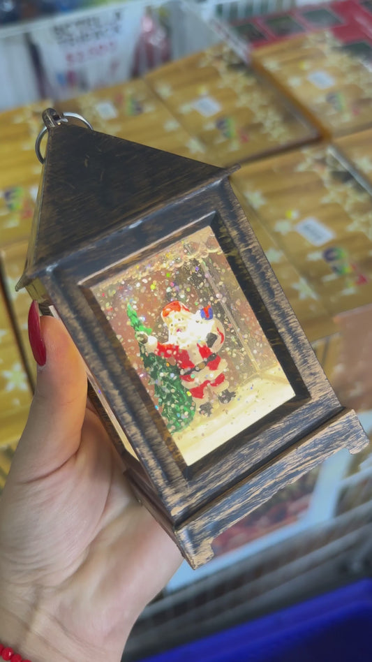 Adorno Led Vidrio Agua Brillo Navideño COD 09