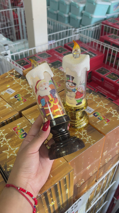 Adorno Led Navideño Vela con Pilas COD 01