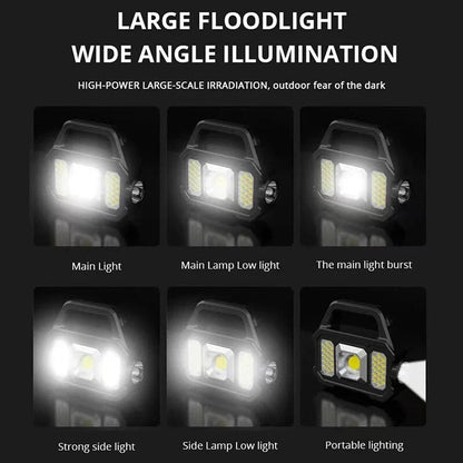 Lámpara Linterna Multifuncional Solar Recargable Led YD-2205B
