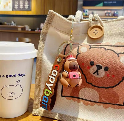 Colgante Llavero Capibara Kawaii