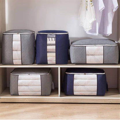 PACK 3 Bolsas Guarda Ropa Accesorios Juguetes Multiuso Gris