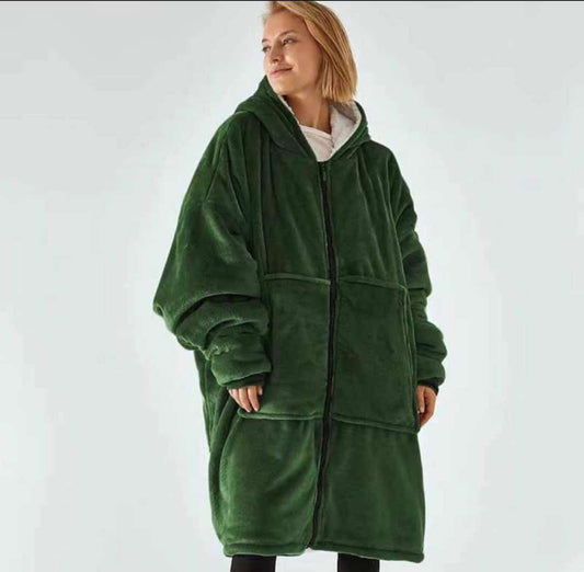 Poleron Sherpa Con Cierre Unisex