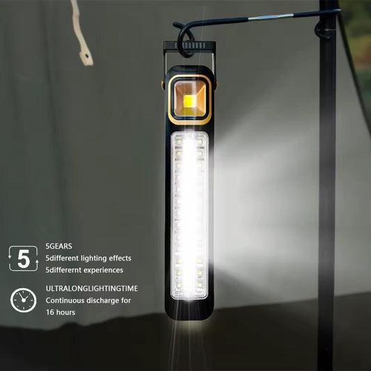 Luz Emergencia Solar y Recargable 48 LEDS HEL-6866T
