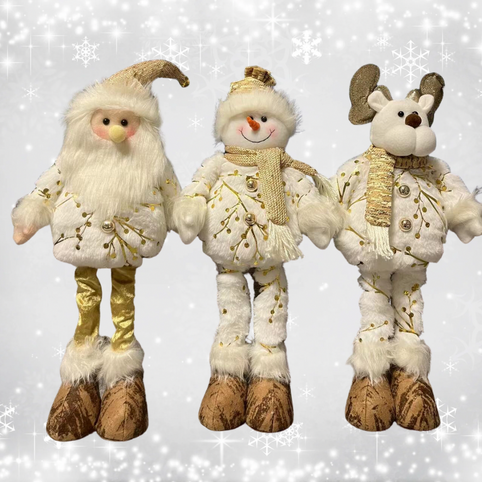 Muñeco Pata Larga Navideño