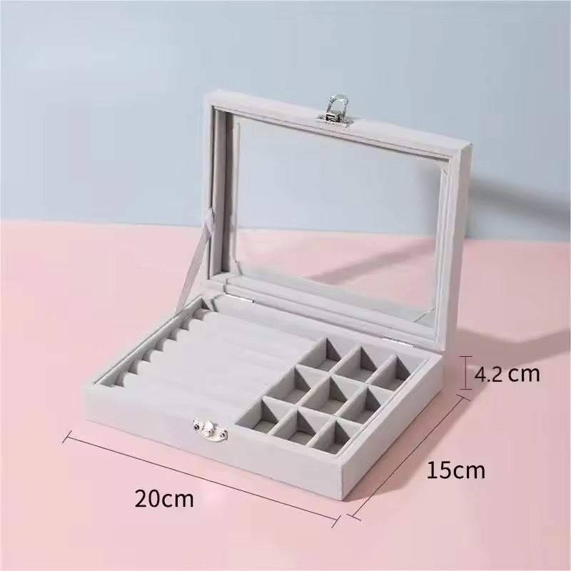 Organizador Joyero Elegante con Tapa Joyas