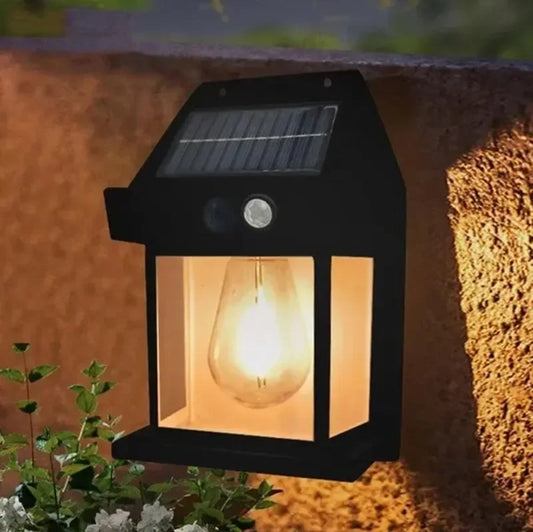 Lámpara Jardín Pared Solar Inteligente 888 | 1, 2, 3 ampolletas