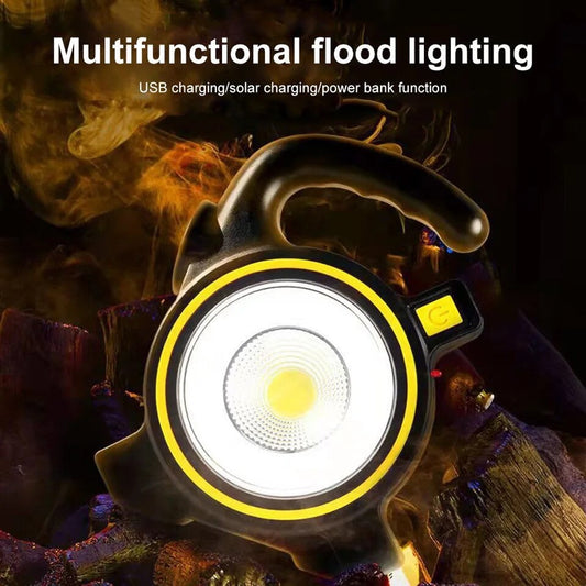 Foco Reflector Linterna Solar Recargable JY-819
