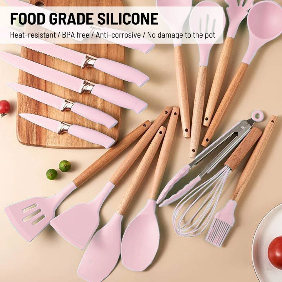 Set Utensilios de Cocina 19 piezas
