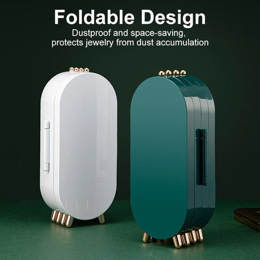 Joyero Organizador Espejo Plegable