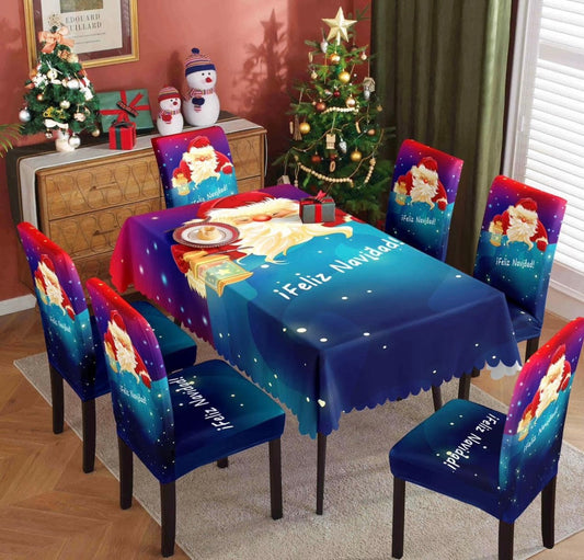 Mantel + 6 Funda Navidad