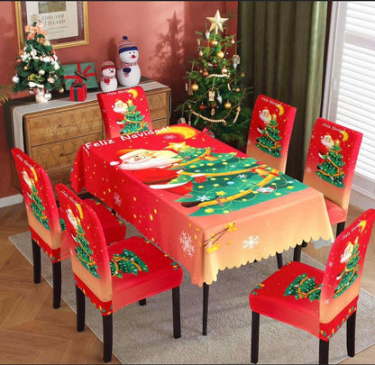 Mantel + 6 Funda Navidad