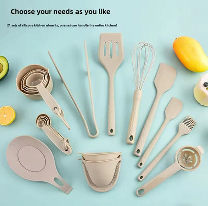 Set Utensilios Cocina 21 Piezas Medidor Repostería | 4 Colores
