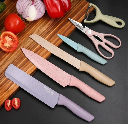 Set Cuchillos Colores