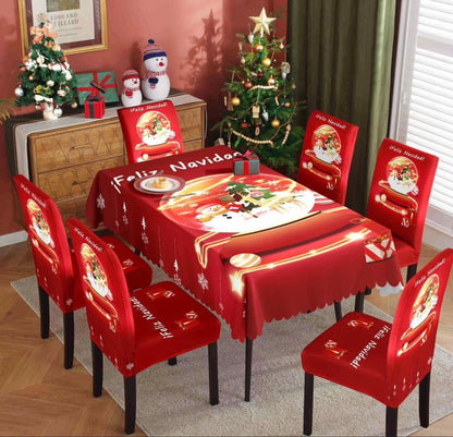 Mantel + 6 Funda Navidad