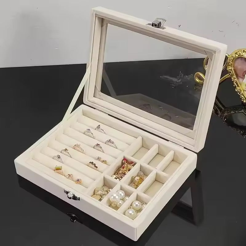 Organizador Joyero Elegante con Tapa Joyas