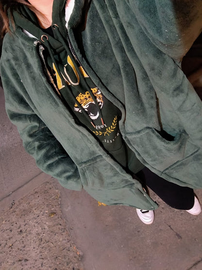 Poleron Sherpa Con Cierre Unisex