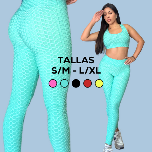 Calza Deportiva PUSH UP Texturizada