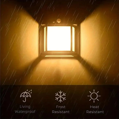 Lámpara Jardín Pared Solar Inteligente 888 | 1, 2, 3 ampolletas