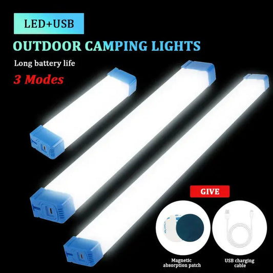 Luz Tubo Led Emergencia Magnética Decoración 15 / 30 / 50 cm