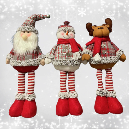 Muñeco Pata Larga Navideño