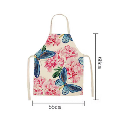 Delantal Lino Cocina Adulto Tela Diseños