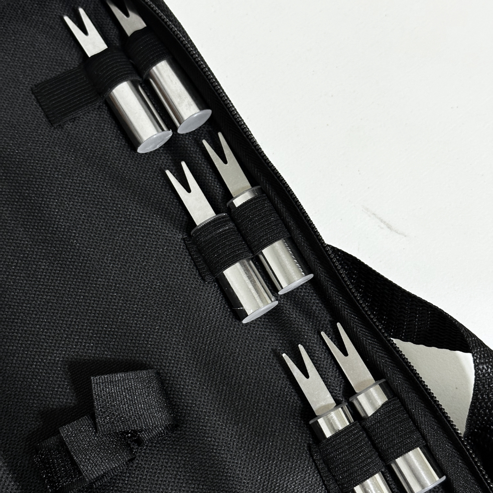 Set Parrillero Acero Inoxidable PREMIUM