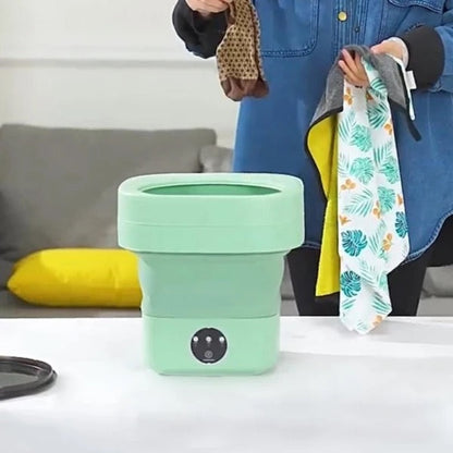 Mini Lavadora Portátil Plegable Centrifuga