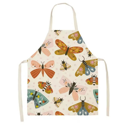 Delantal Lino Cocina Adulto Tela Diseños