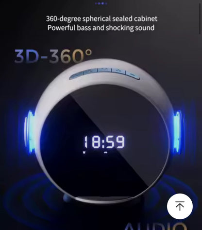 Parlante Star Inteligente Bluetooth Carga Inalámbrica Despertador