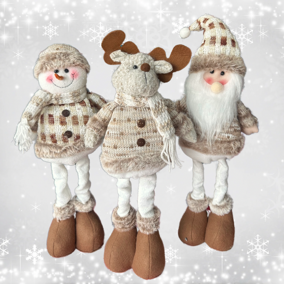 Muñeco Pata Larga Navideño