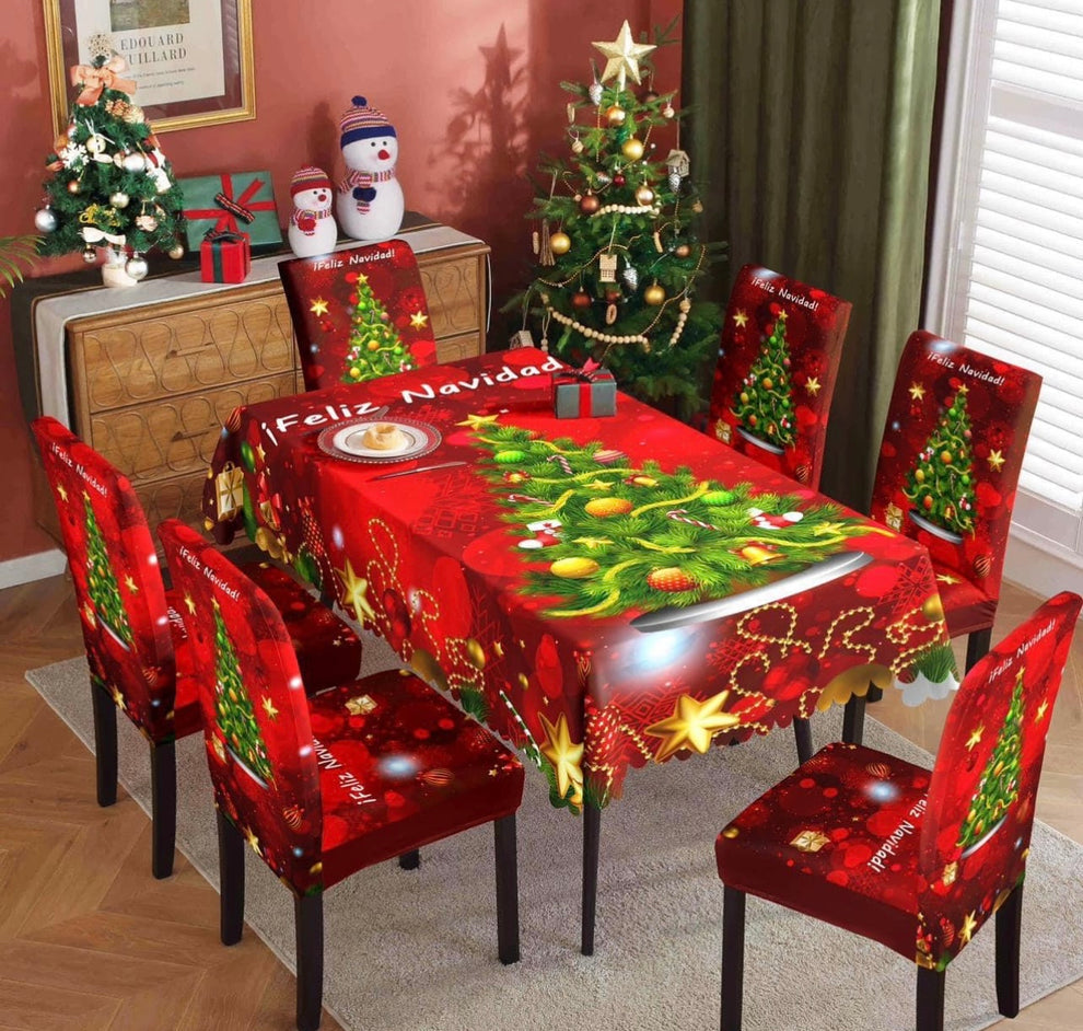 Mantel + 6 Funda Navidad