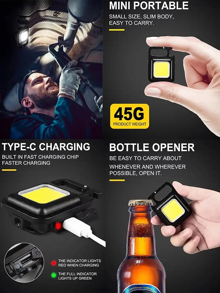 Mini Luz Recargable 3 en 1