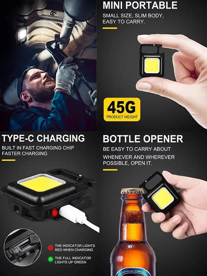 Mini Luz Recargable 3 en 1