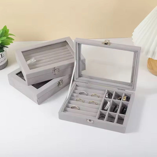 Organizador Joyero Elegante con Tapa Joyas
