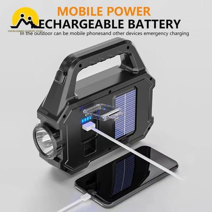 Lámpara Linterna Multifuncional Solar Recargable Led YD-2205B