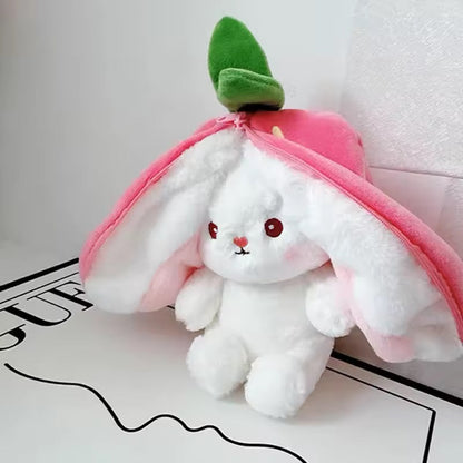 Peluche Conejo Frutilla Reversible 25cm