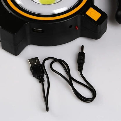 Foco Reflector Linterna Solar Recargable JY-819