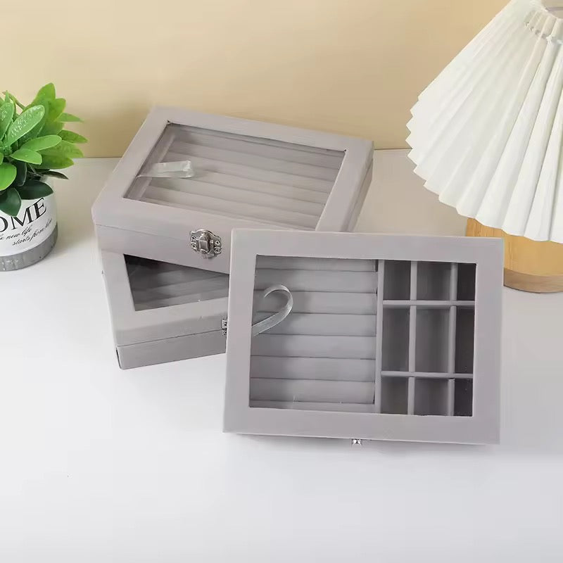 Organizador Joyero Elegante con Tapa Joyas