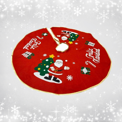 Pie de Árbol Navideño
