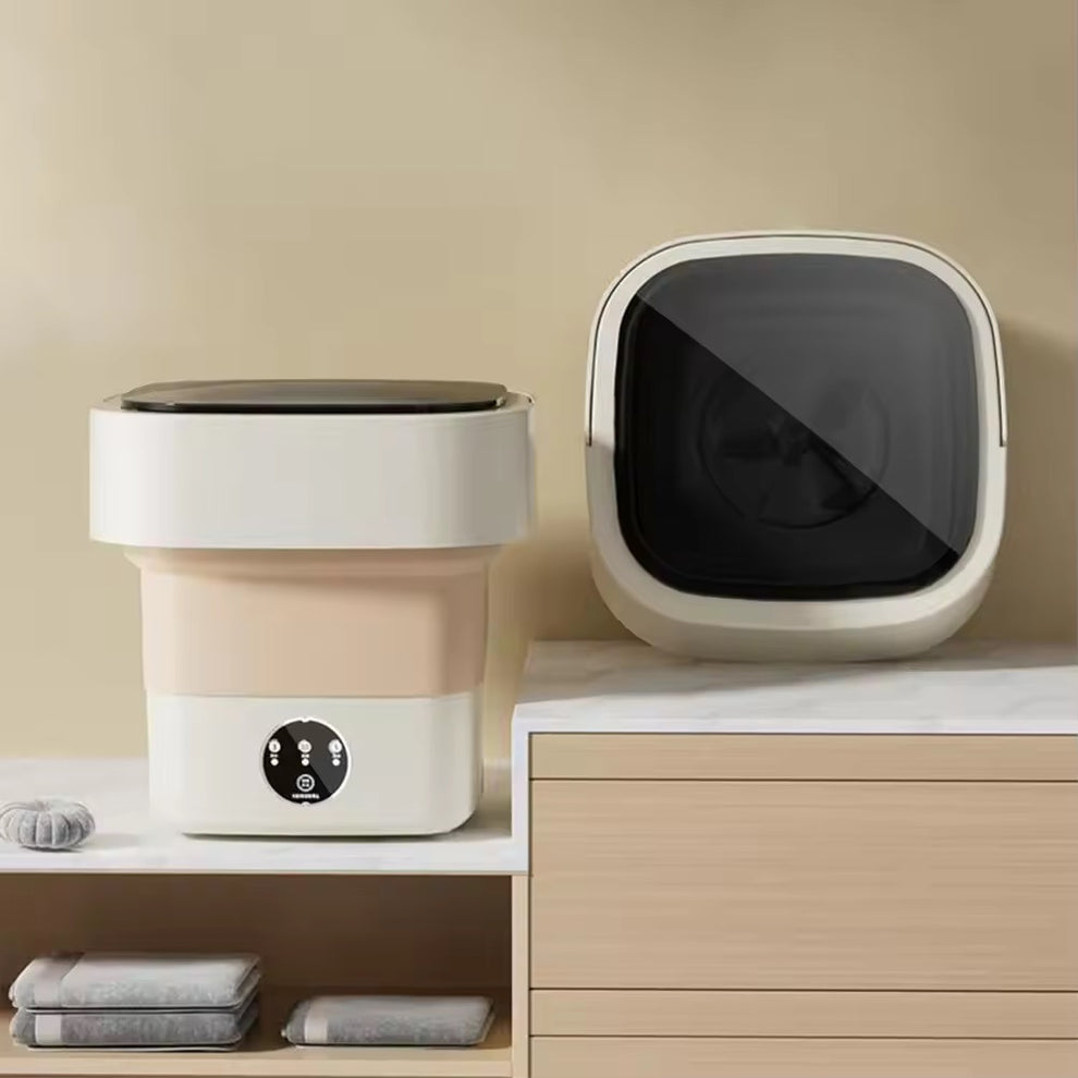 Mini Lavadora Portátil Plegable Centrifuga