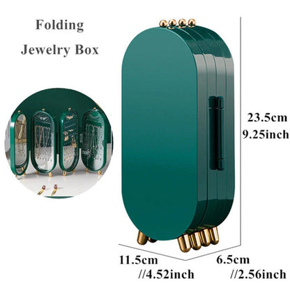 Joyero Organizador Espejo Plegable