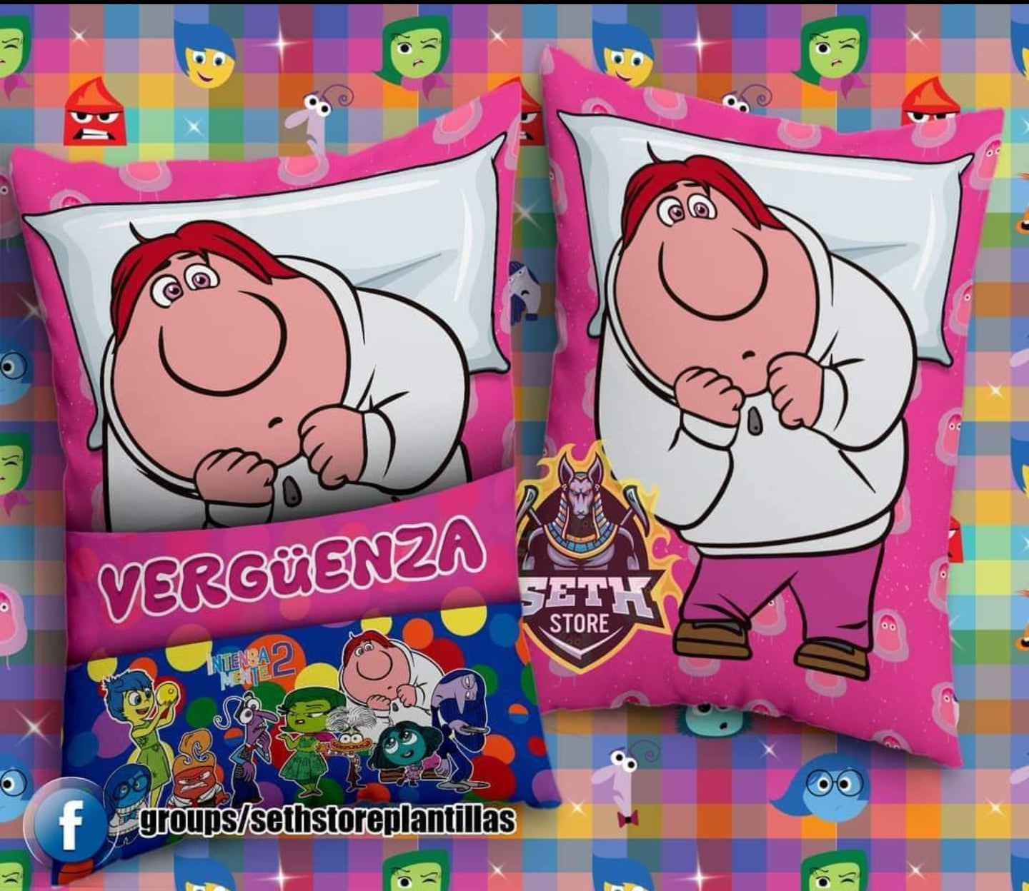 Almohada Intensamente Con Bolsillo Para Dulces