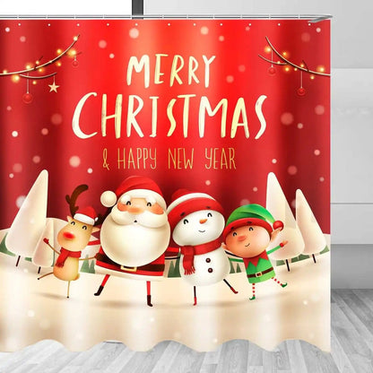 Set 4 piezas Baño Navideño